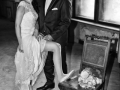 schwarz-weiß Hochzeitsfoto