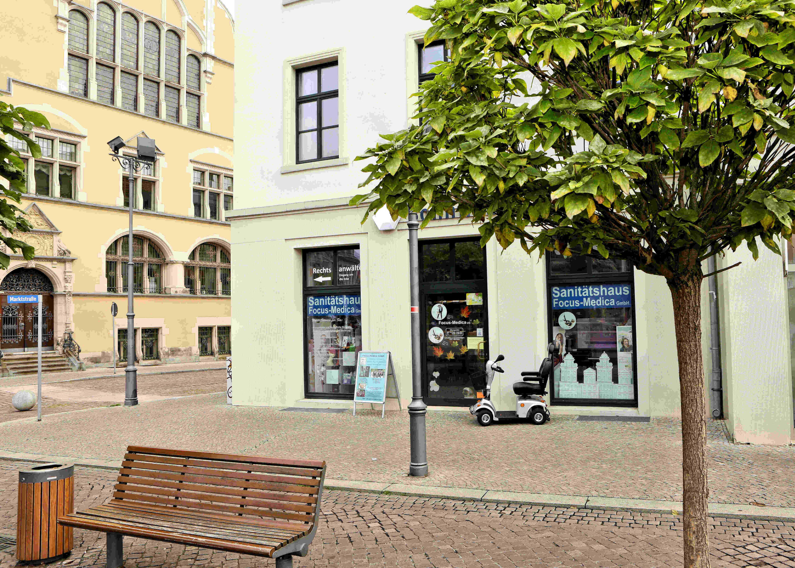 Sanitätshaus Aussen-Ansicht Focus Medica