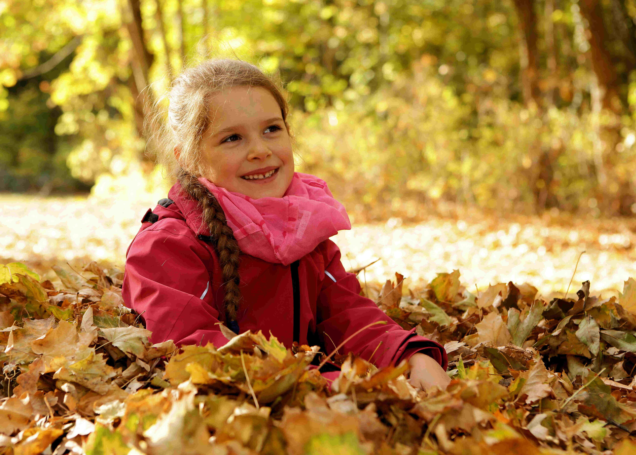 Kinderfoto in der Natur