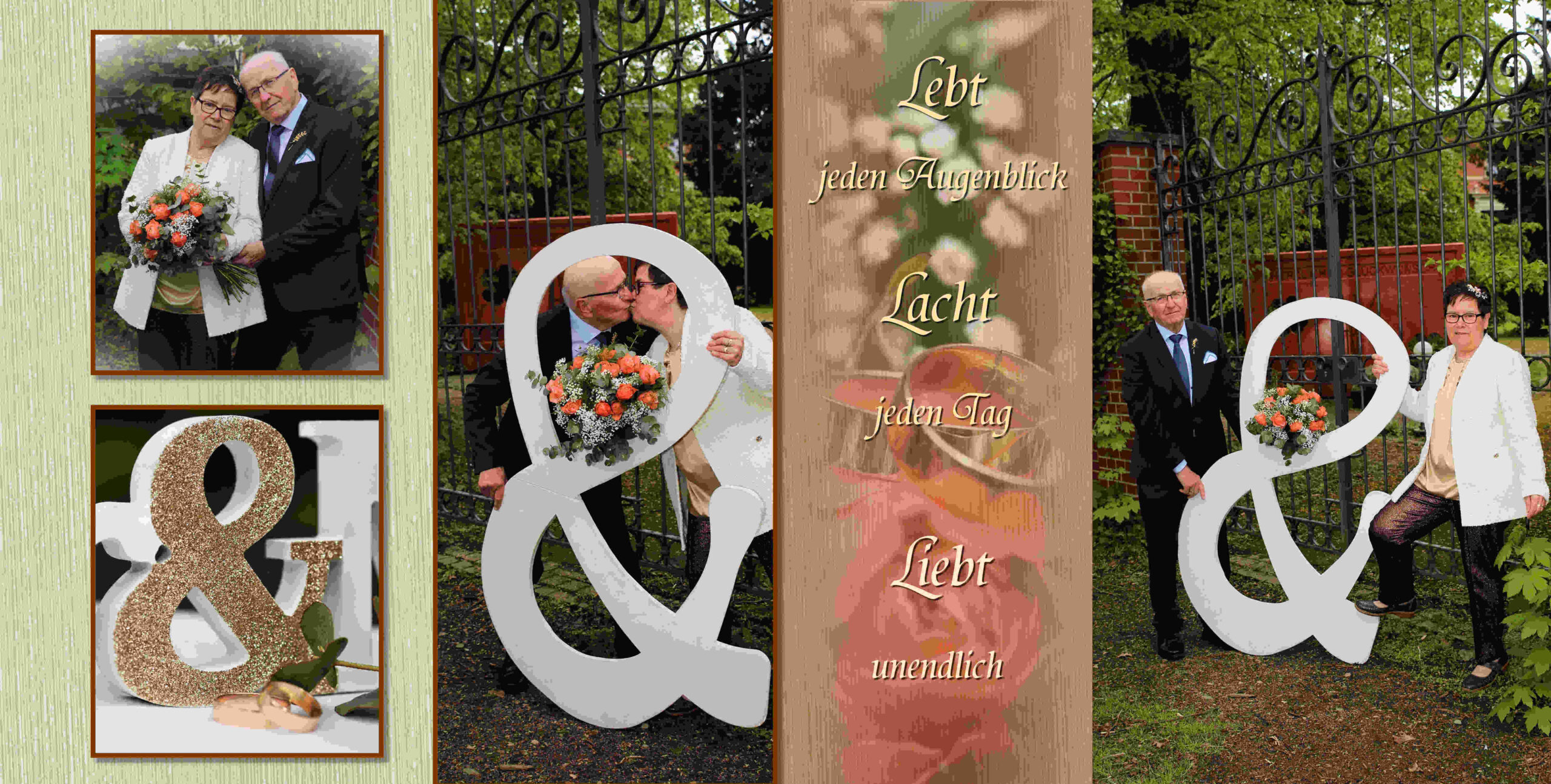 Collage Goldene Hochzeit